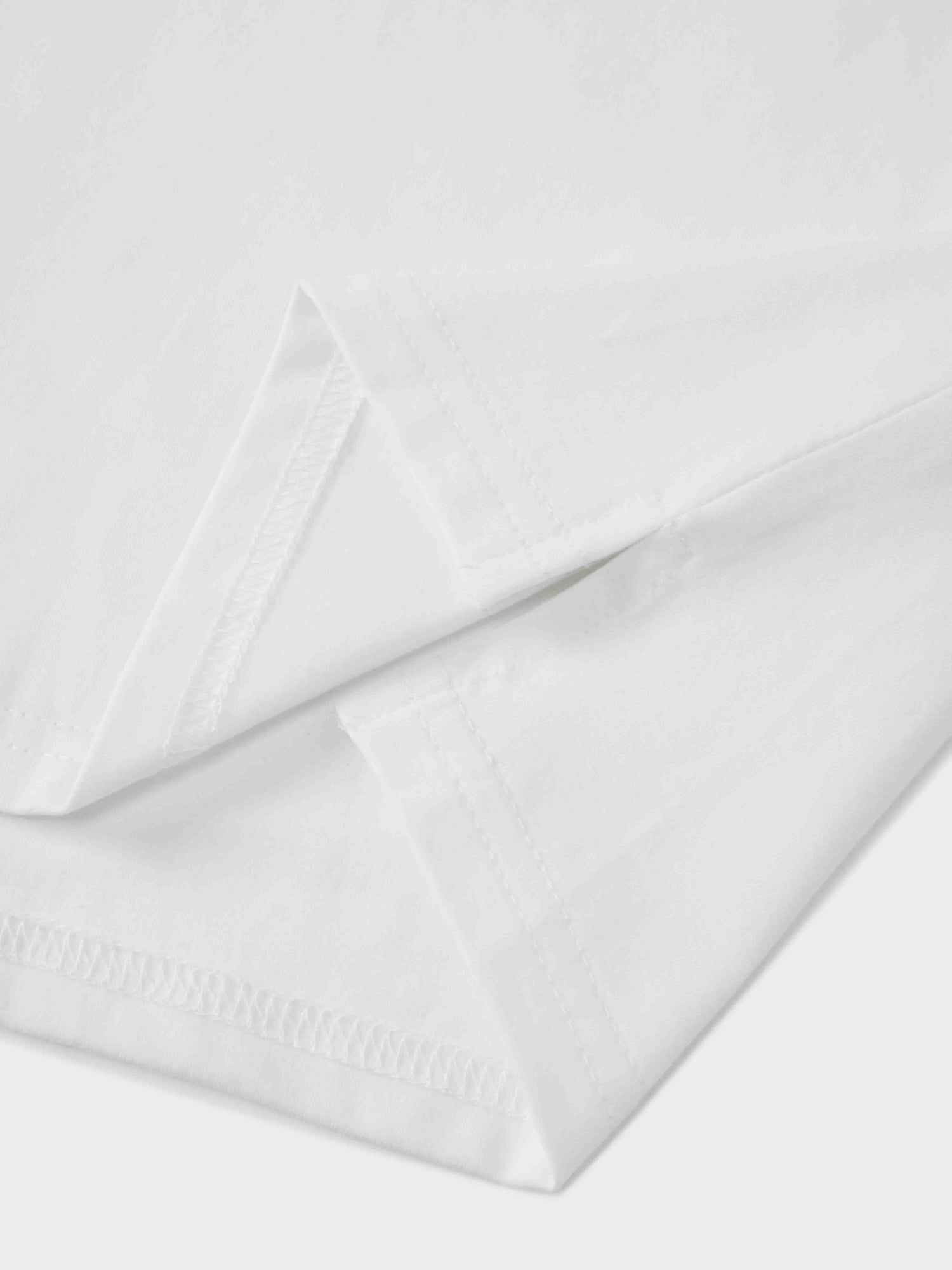 Cropped Boxy Tee-White