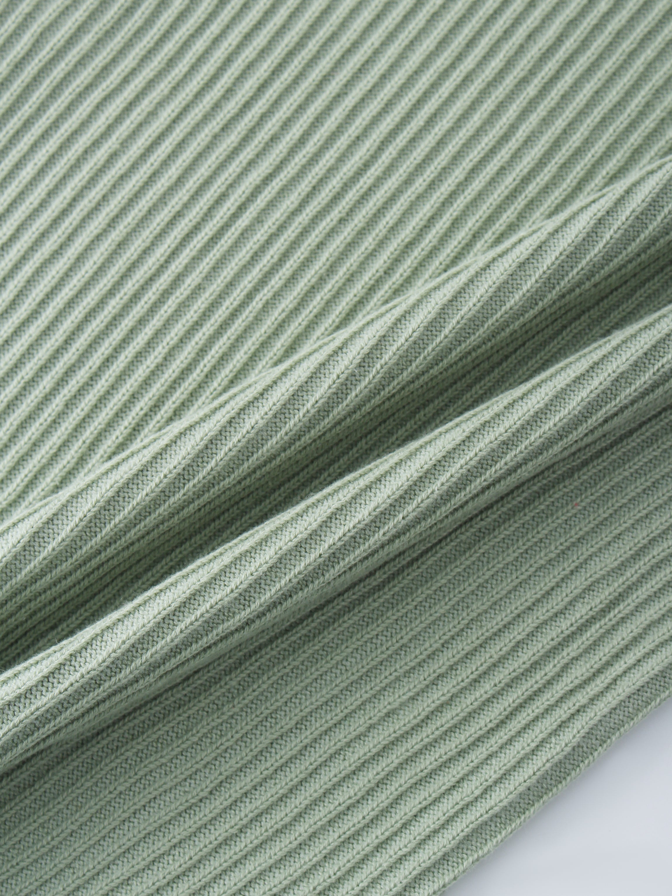 Sleeveless Ribbed Crew-Seafoam