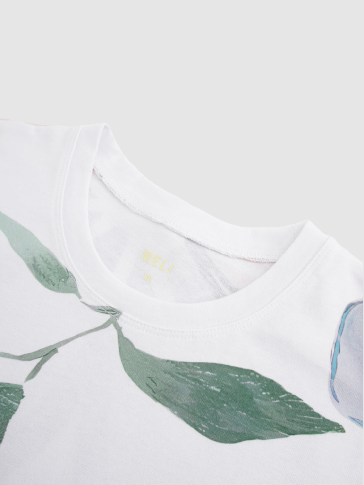 Oversized Printed Tee-Oversized Flower