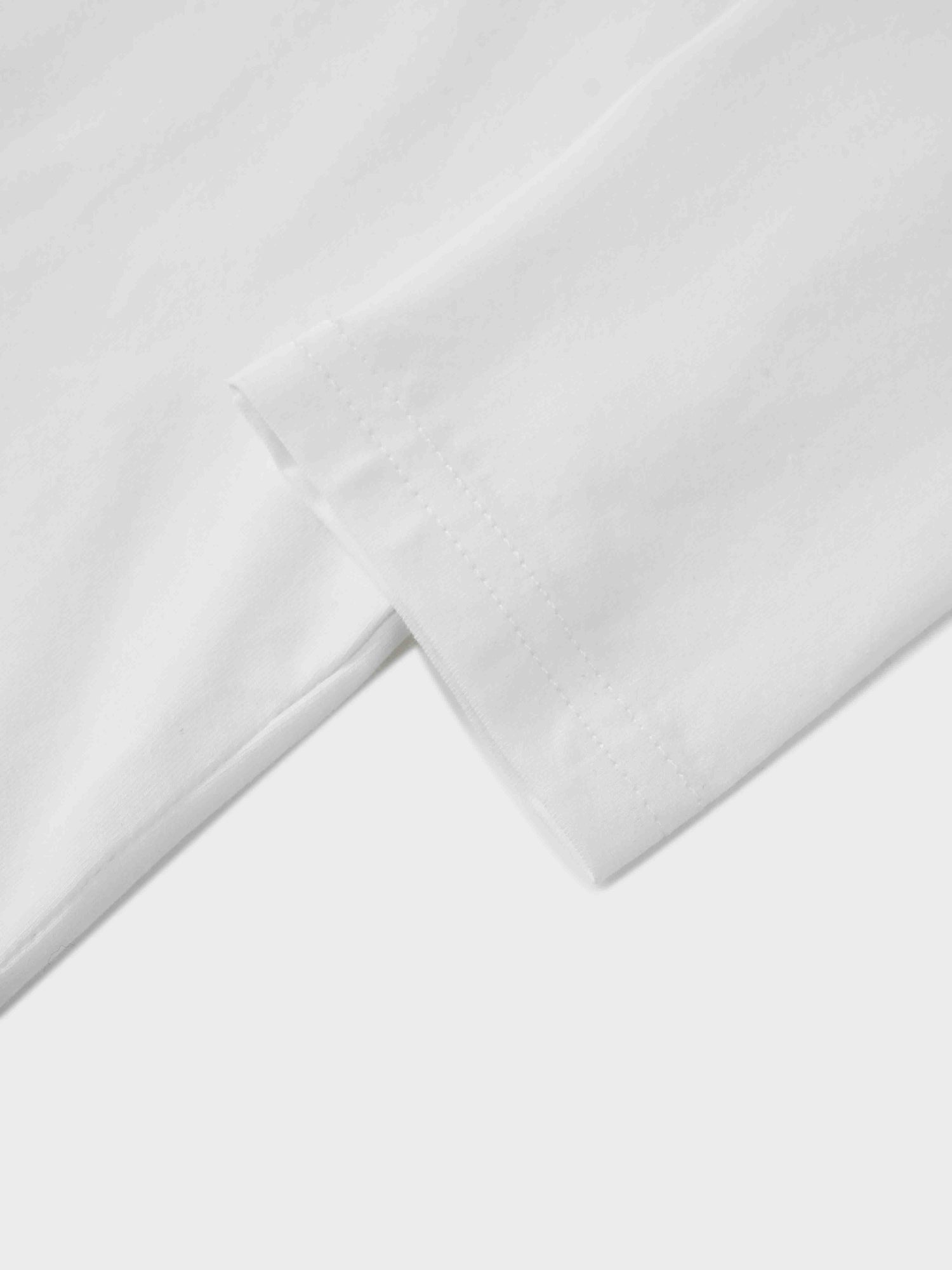 Cropped Boxy Tee-White