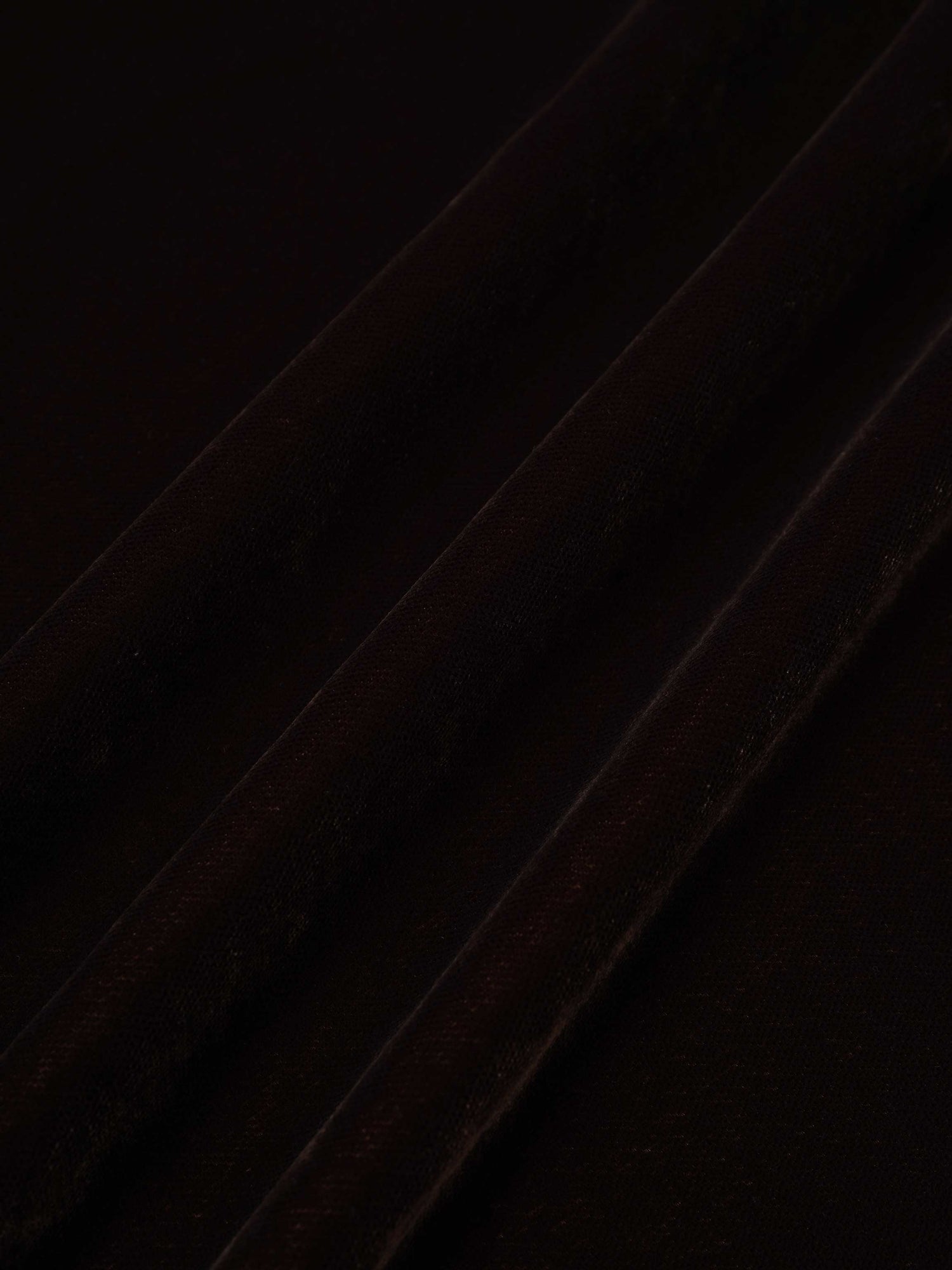 Velvet Flare Skirt-Brown