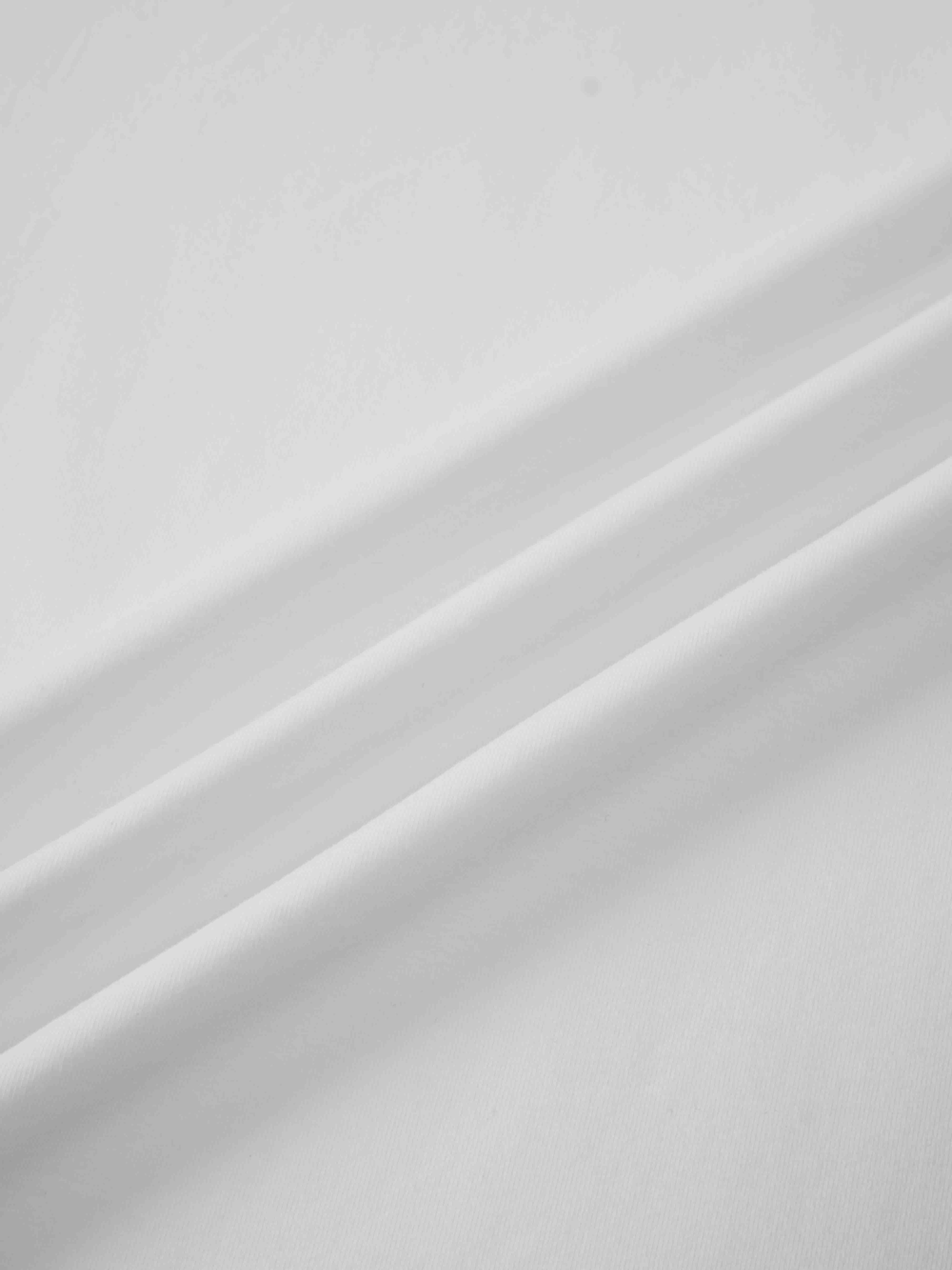 Cropped Boxy Tee-White