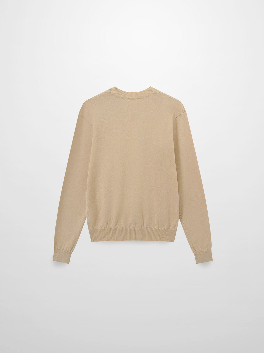 High V Lightweight Sweater-Sand