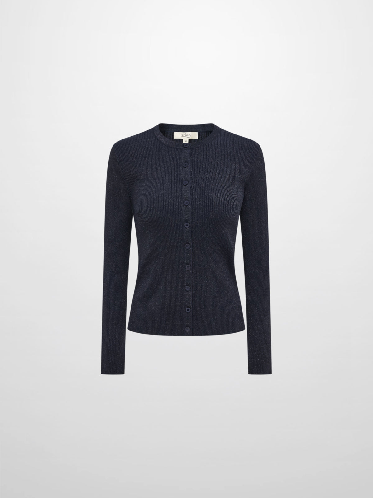 Lurex Cardigan - Blue