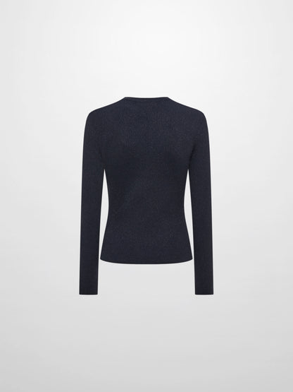Lurex Cardigan - Blue