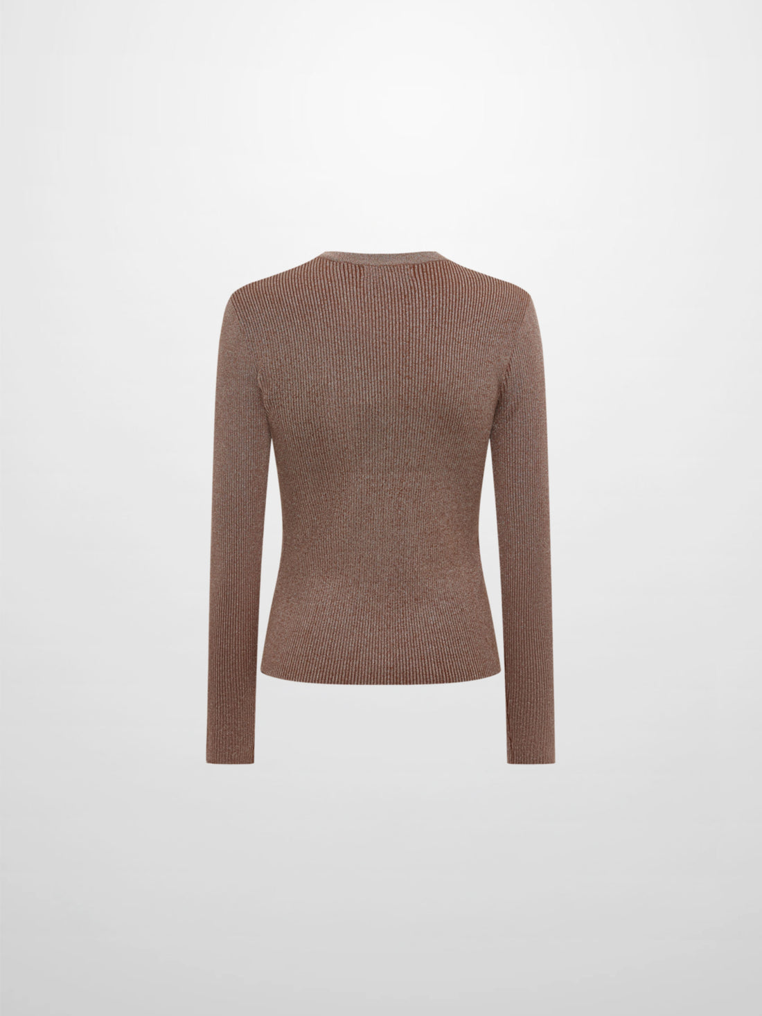 Lurex Cardigan - Brown