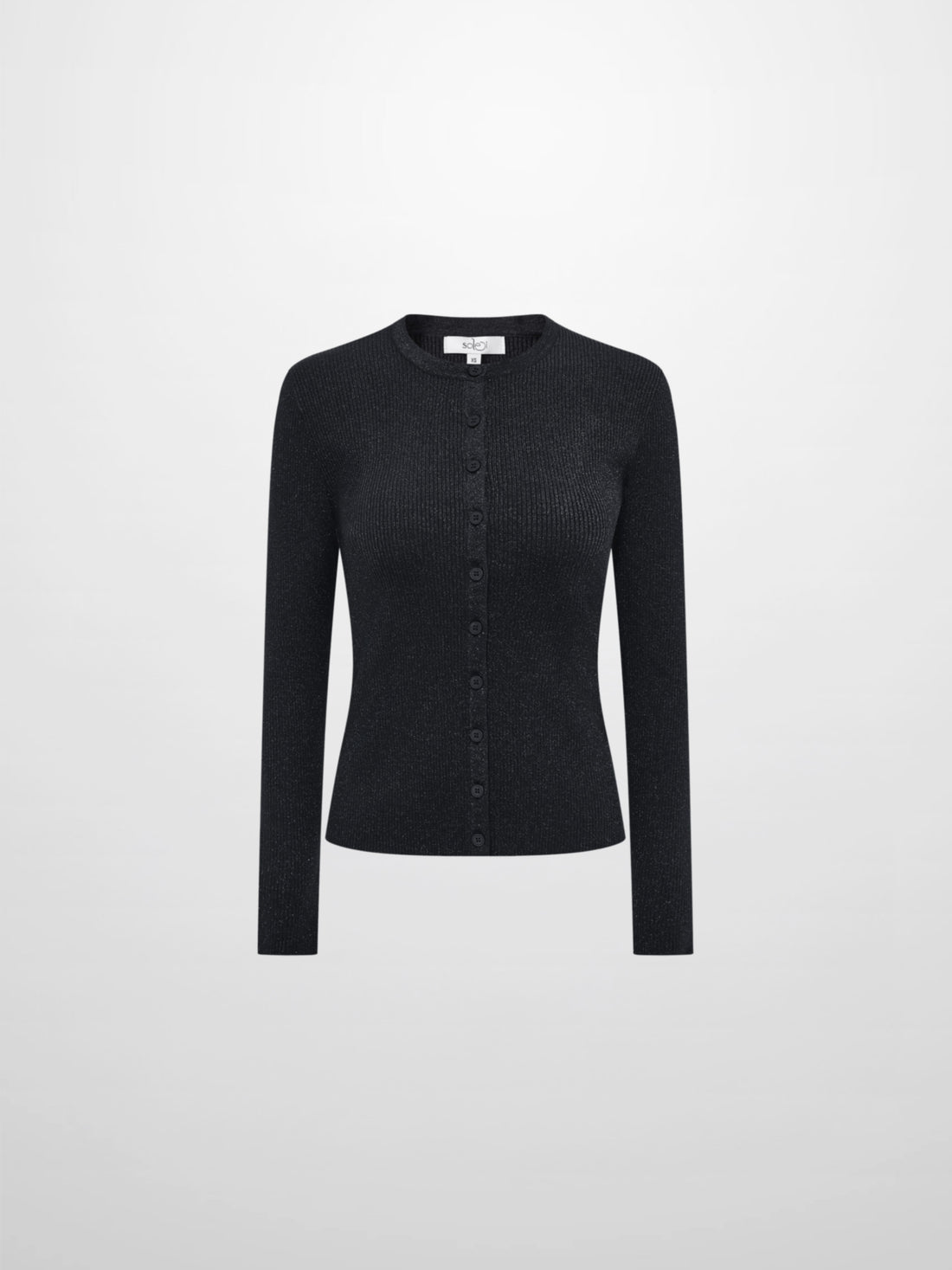 Lurex Cardigan - Black