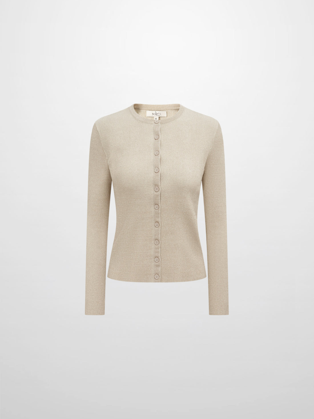 Lurex Cardigan - Cream