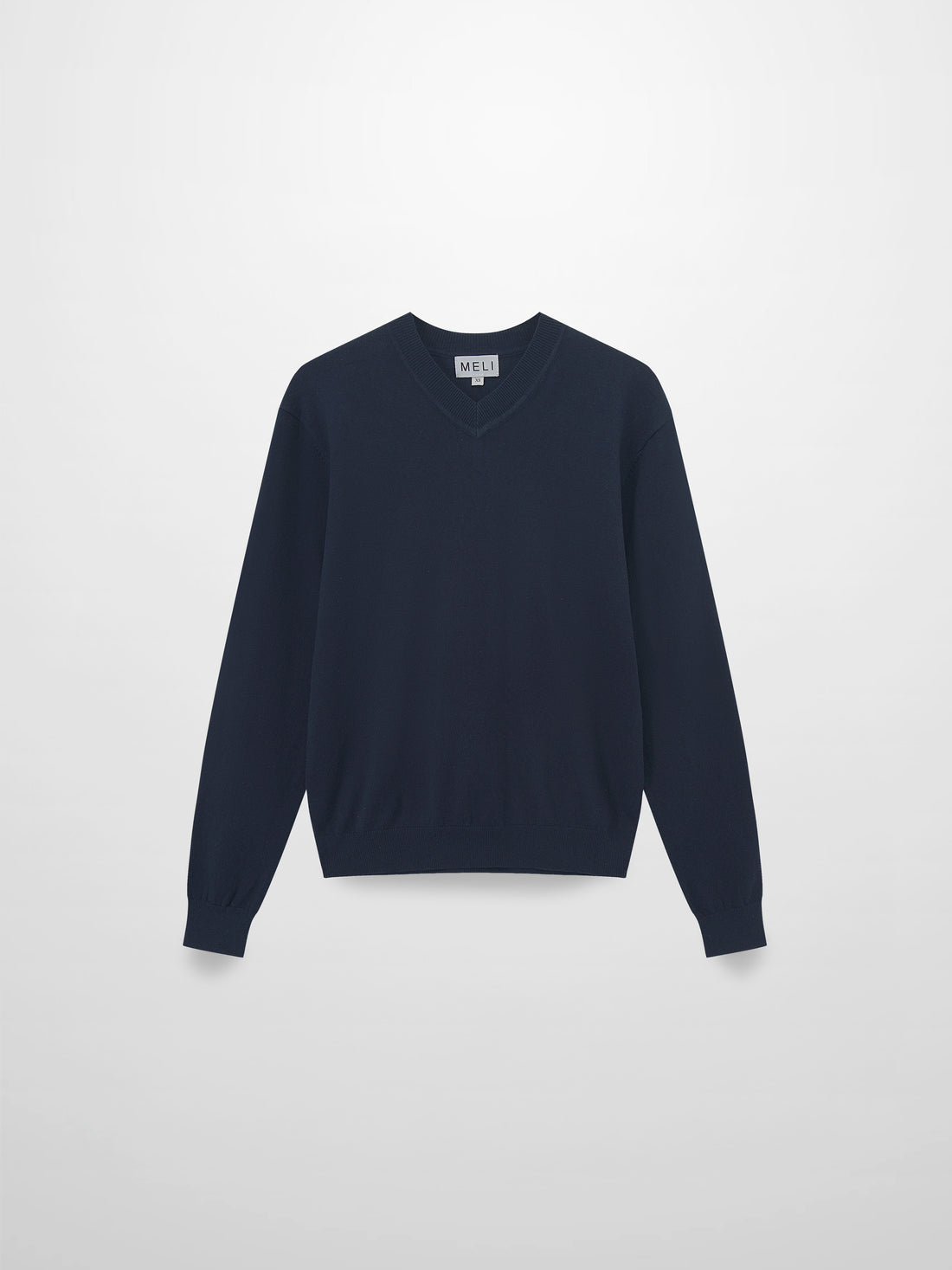 High V Lightweight Sweater-True Navy