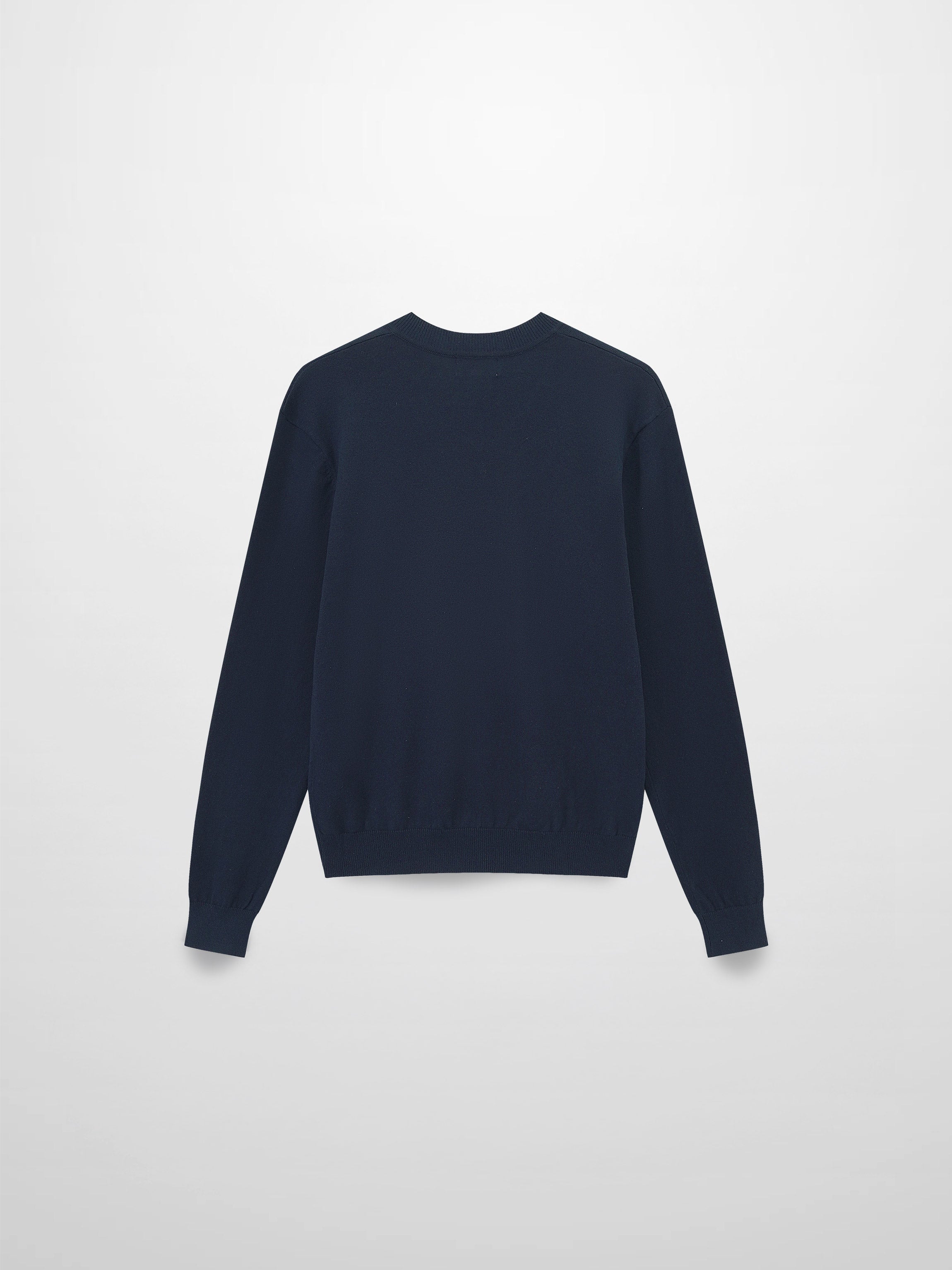 High V Lightweight Sweater-True Navy