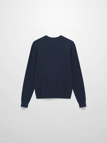High V Lightweight Sweater-True Navy