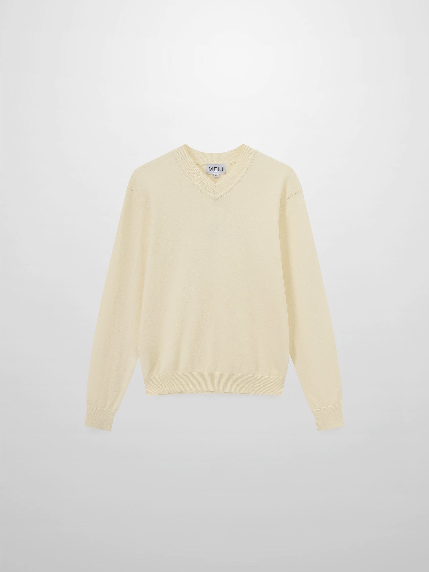 High V Lightweight Sweater-Butter Yellow
