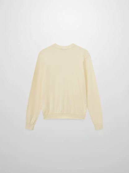 High V Lightweight Sweater-Butter Yellow