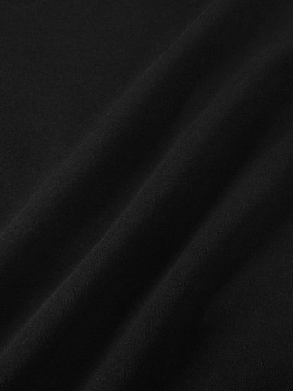 Embossed Crown Sweatshirt-Black