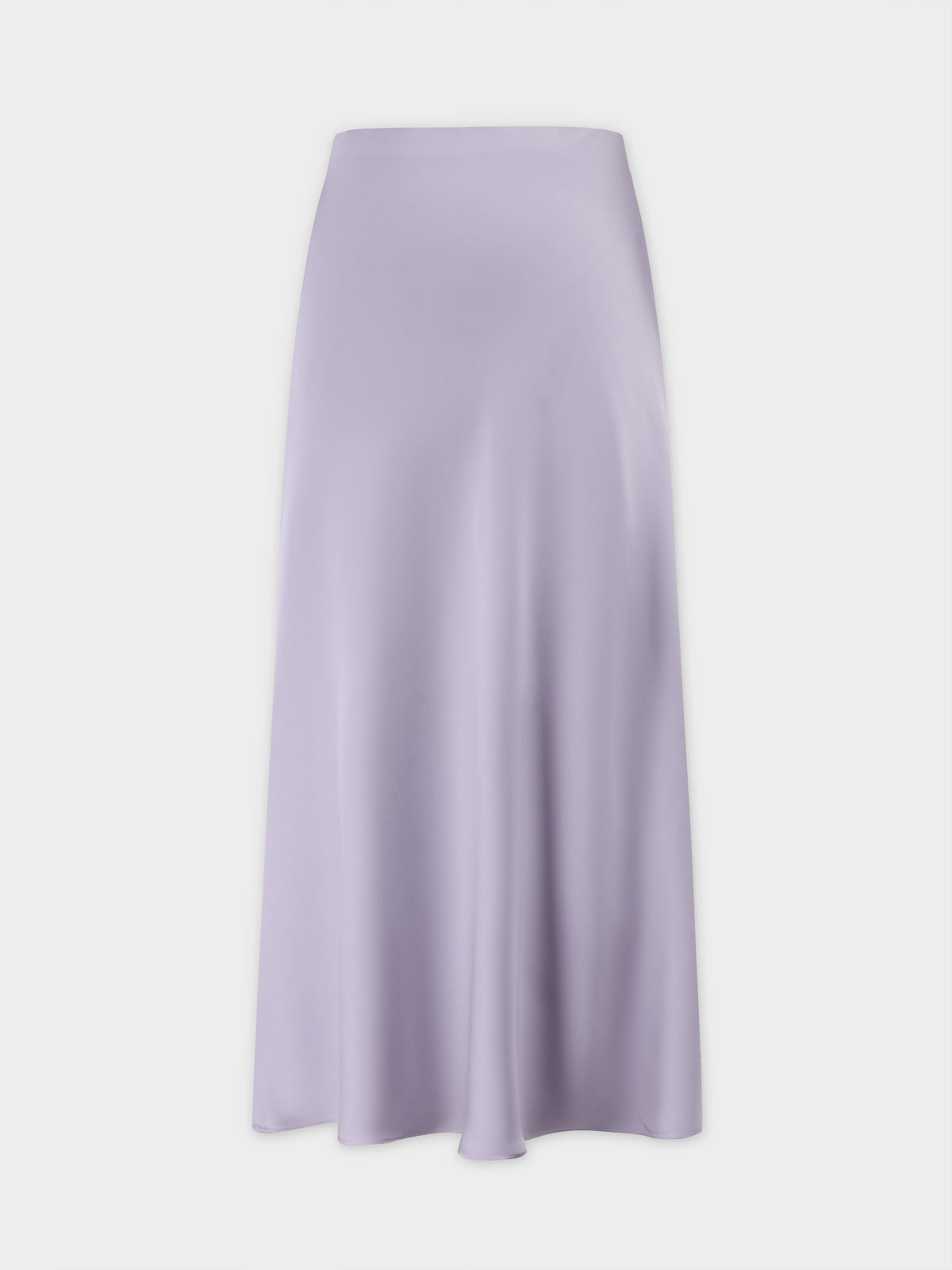 Satin Slip Skirt-Lilac