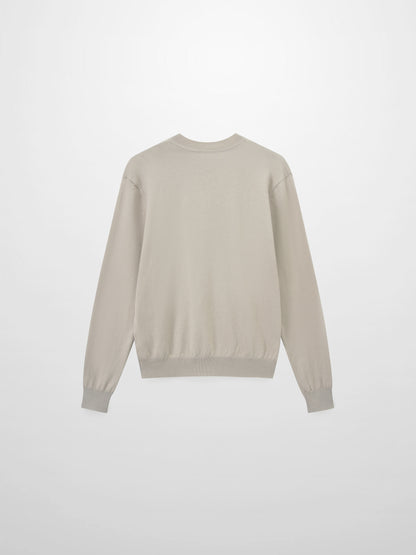 High V Lightweight Sweater-Light Grey