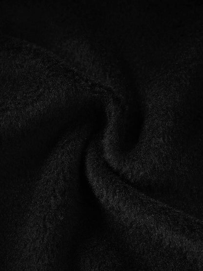Embossed Crown Sweatshirt-Black