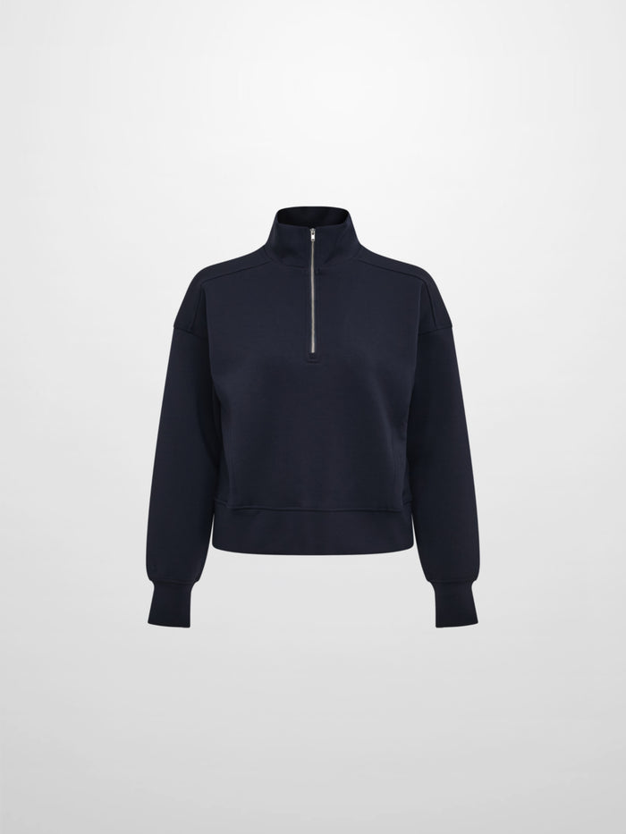 Scuba Half Zip Sweatshirt - Dark Navy