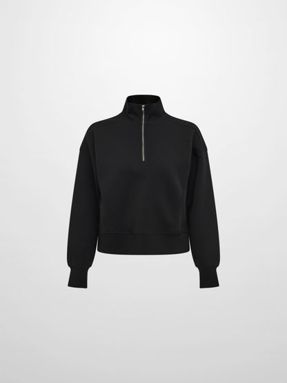 Scuba Half Zip Sweatshirt - Black