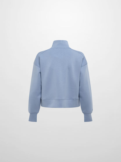 Scuba Half Zip Sweatshirt - Ocean Blue