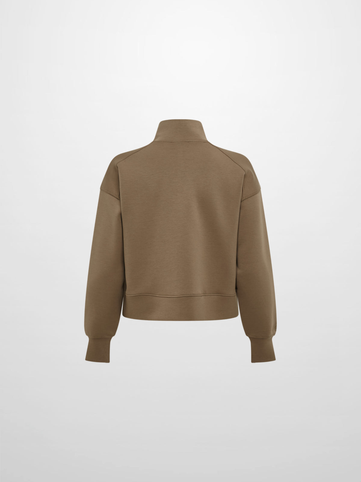Scuba Half Zip Sweatshirt - Warm Taupe