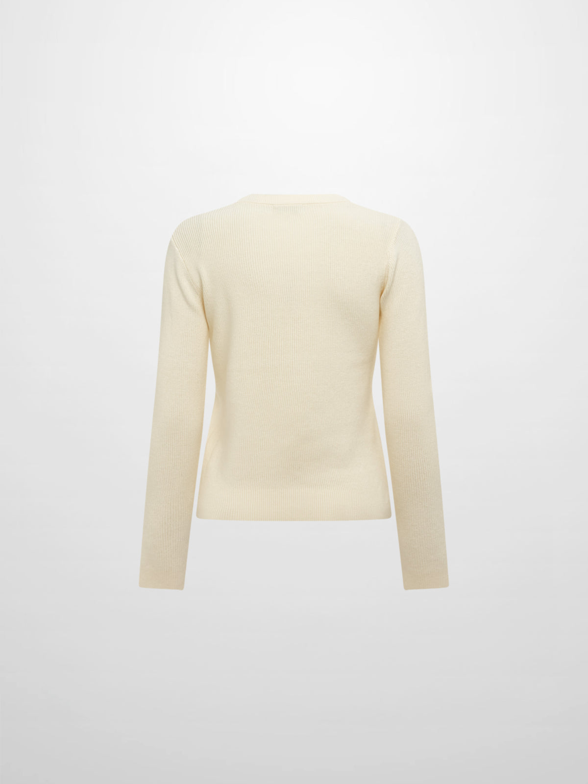 Waffle Knit Top - Cream