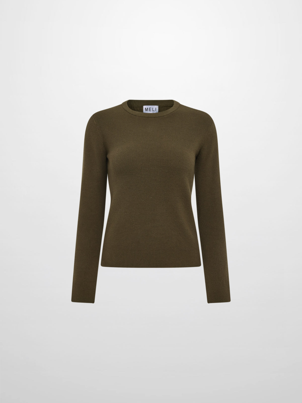 Waffle Knit Top - Olive