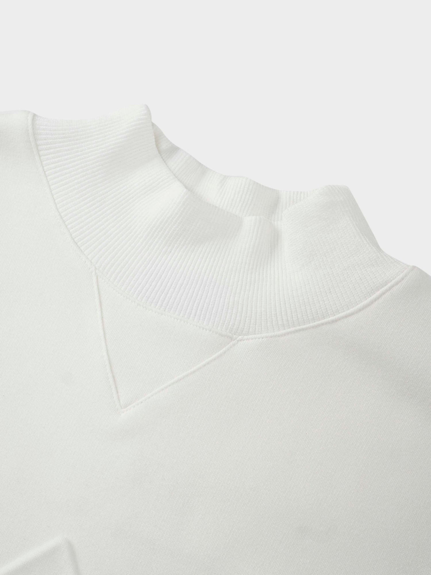 Embossed Crown Sweatshirt-Ivory