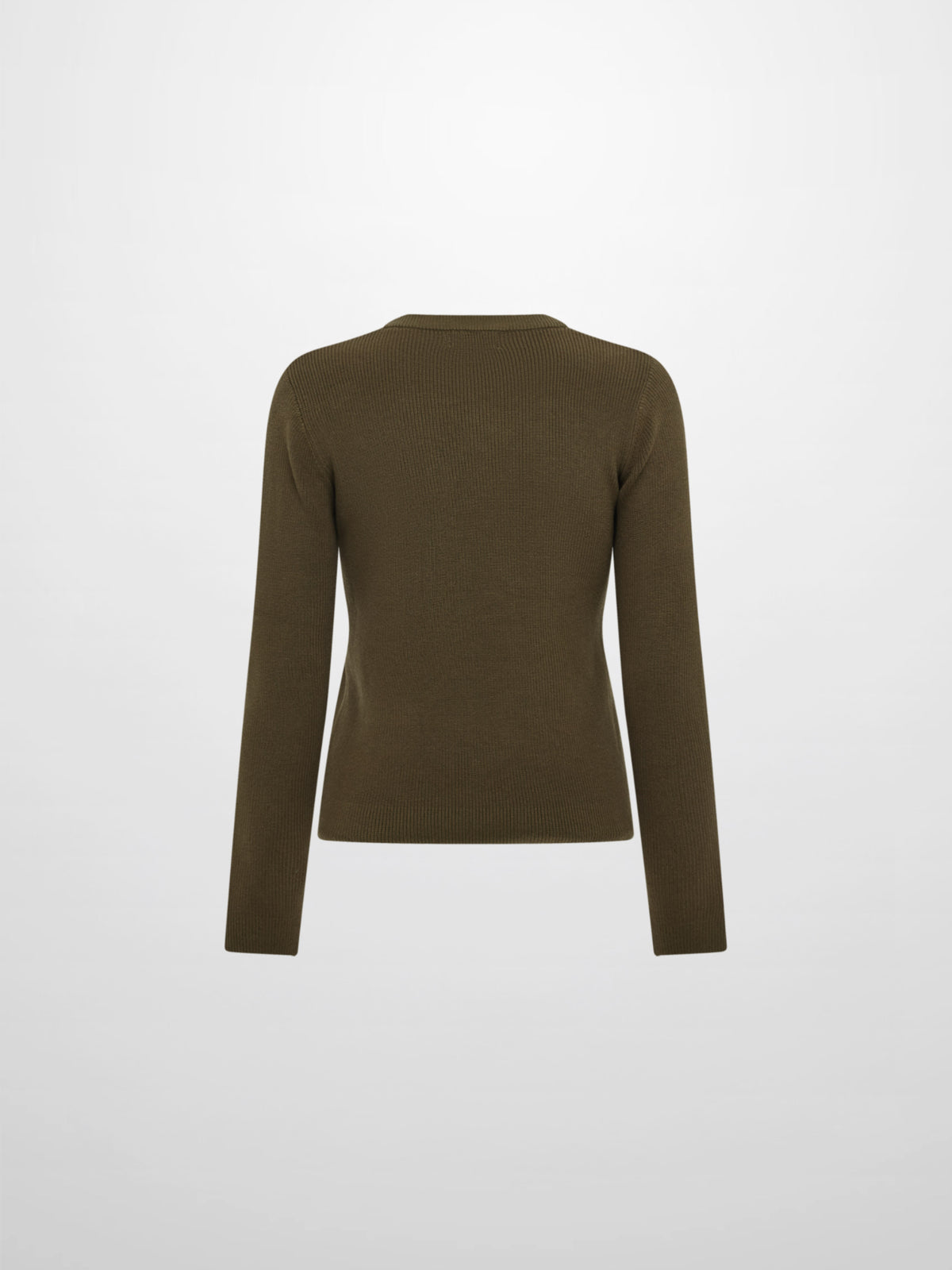Waffle Knit Top - Olive