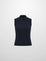 MOCKNECK CABLE SLEEVELESS NAVY 1023