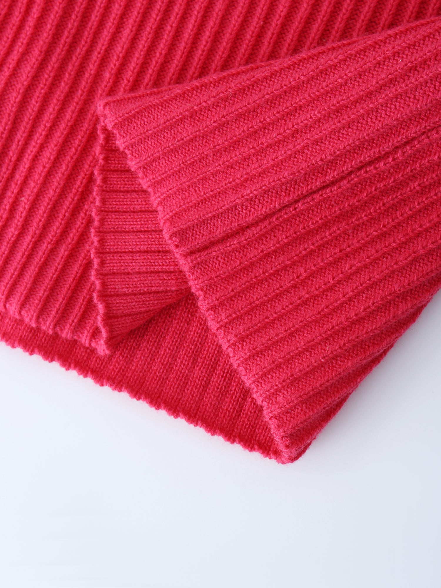 Ribbed Knit Cardigan-Hot Pink