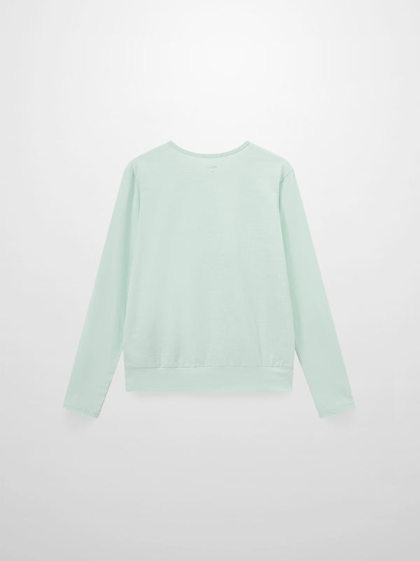Crew Bomber Tee-Mint