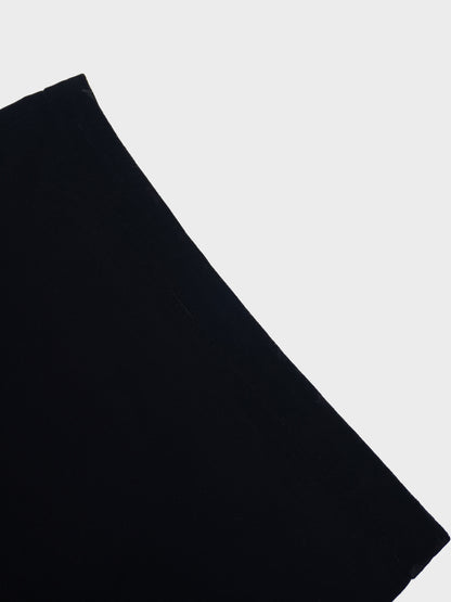 Velvet Flare Skirt-Black