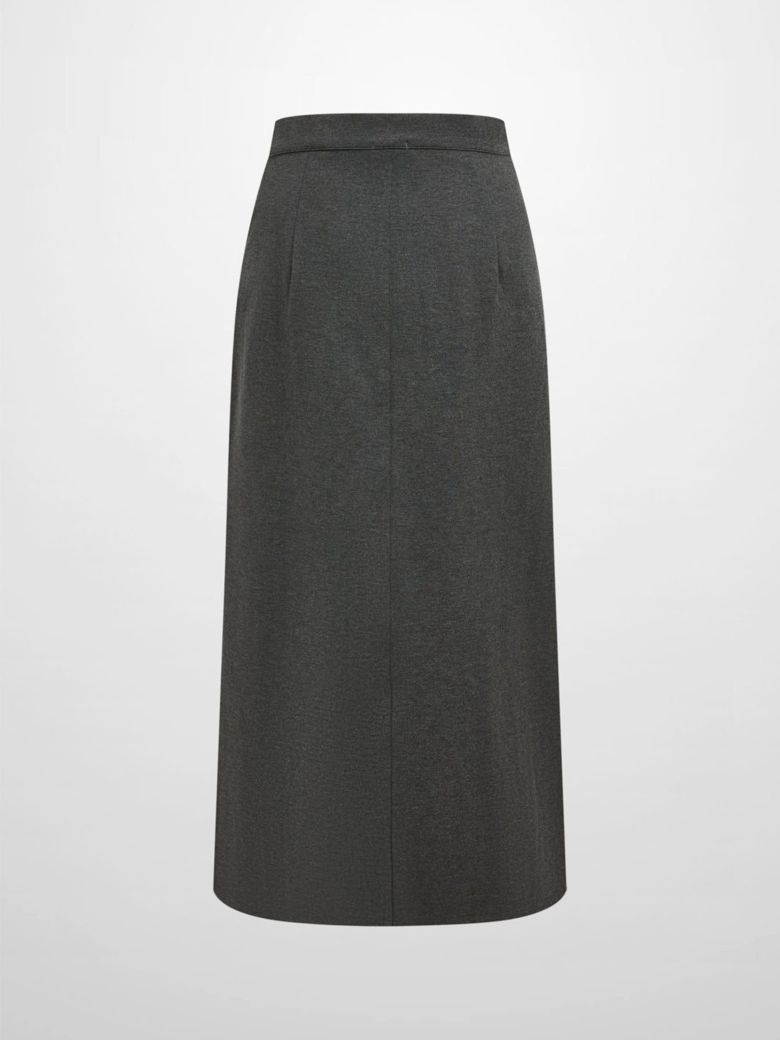Straight Ponte Maxi Skirt - Grey