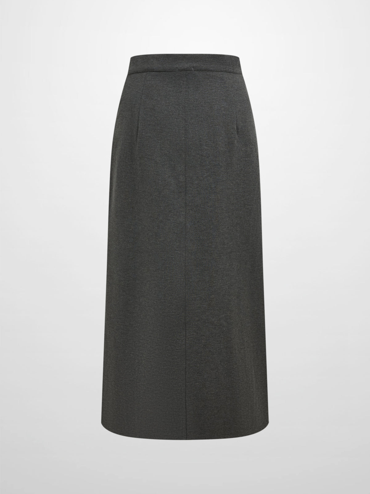 Straight Ponte Maxi Skirt - Grey