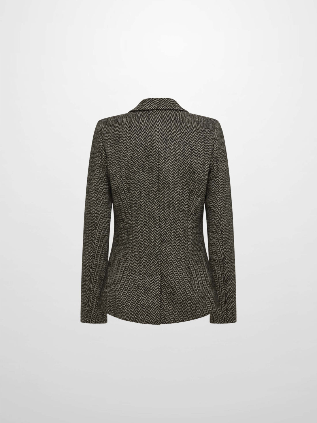 Herringbone Blazer - Black/White