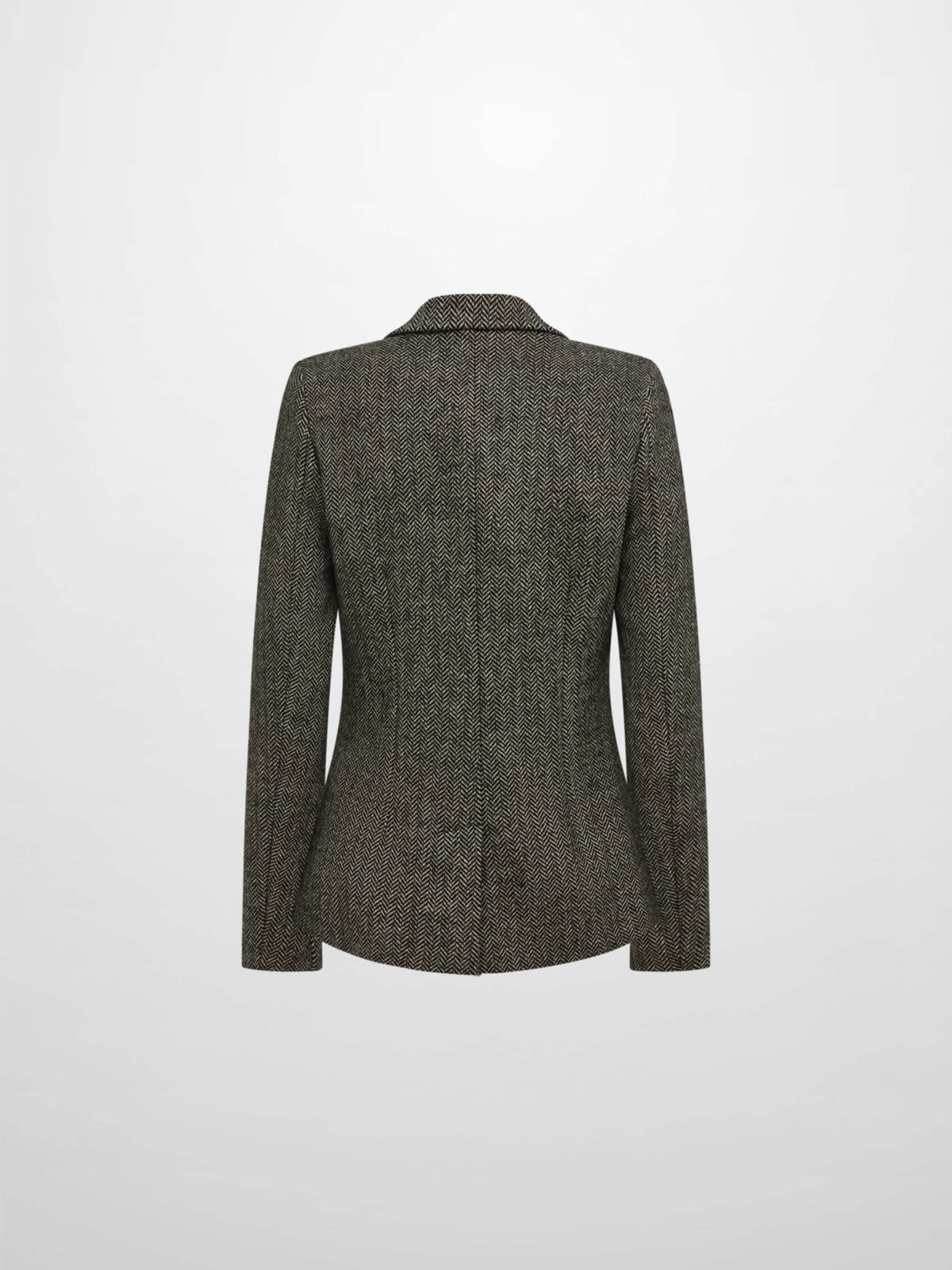 Herringbone Blazer - Black/White