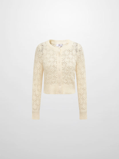 Crochet Cardigan - Cream
