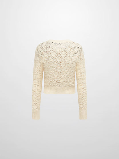 Crochet Cardigan - Cream