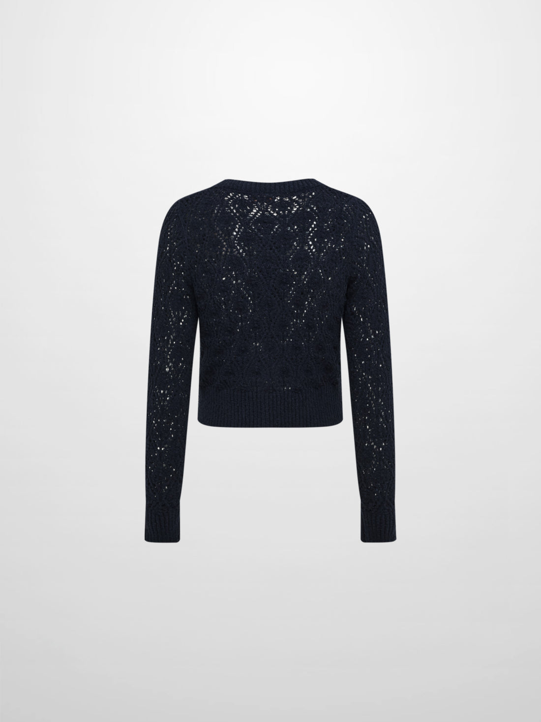 Crochet Cardigan - Navy Blue