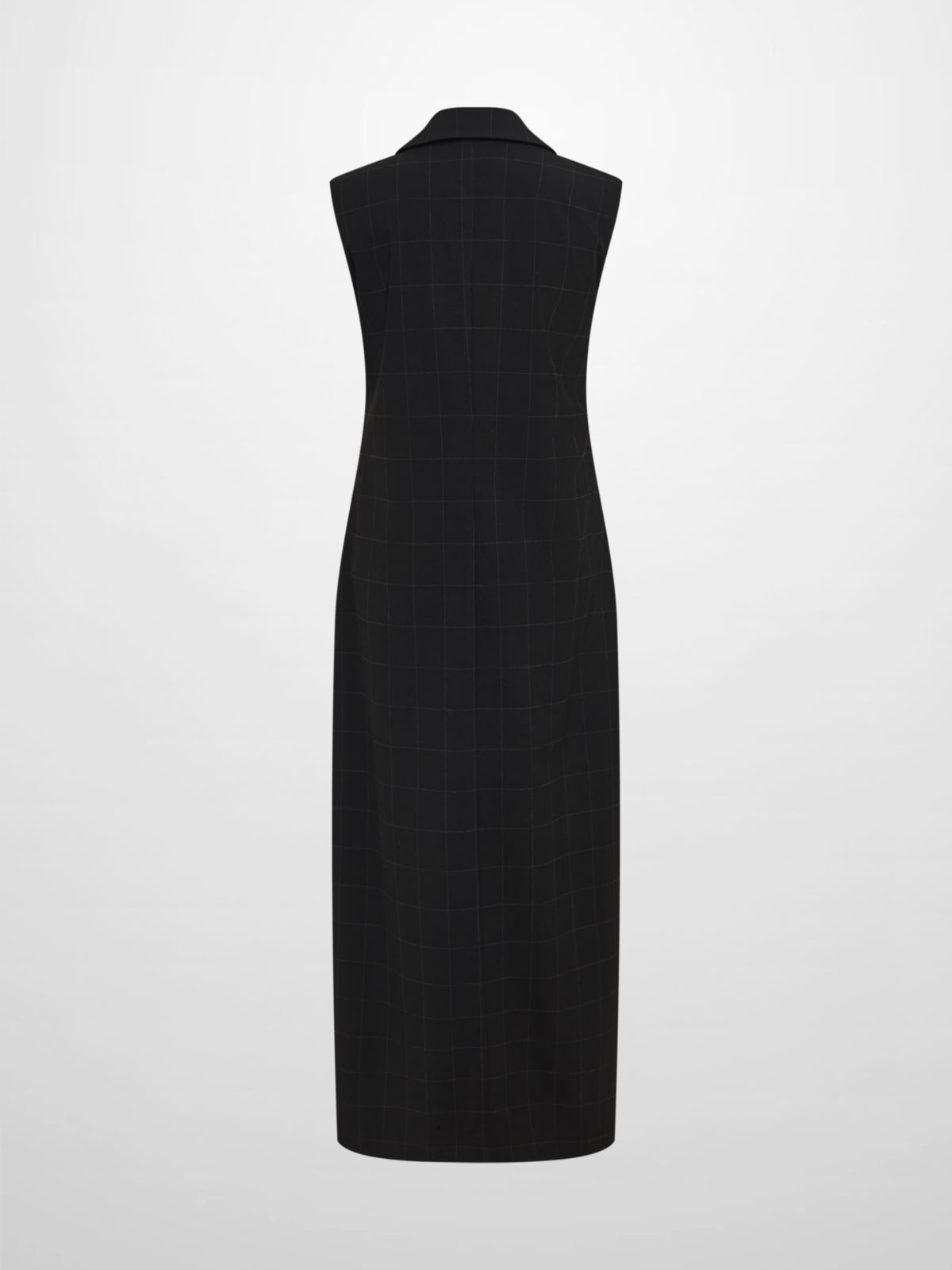 Belted Maxi Jumper - Black