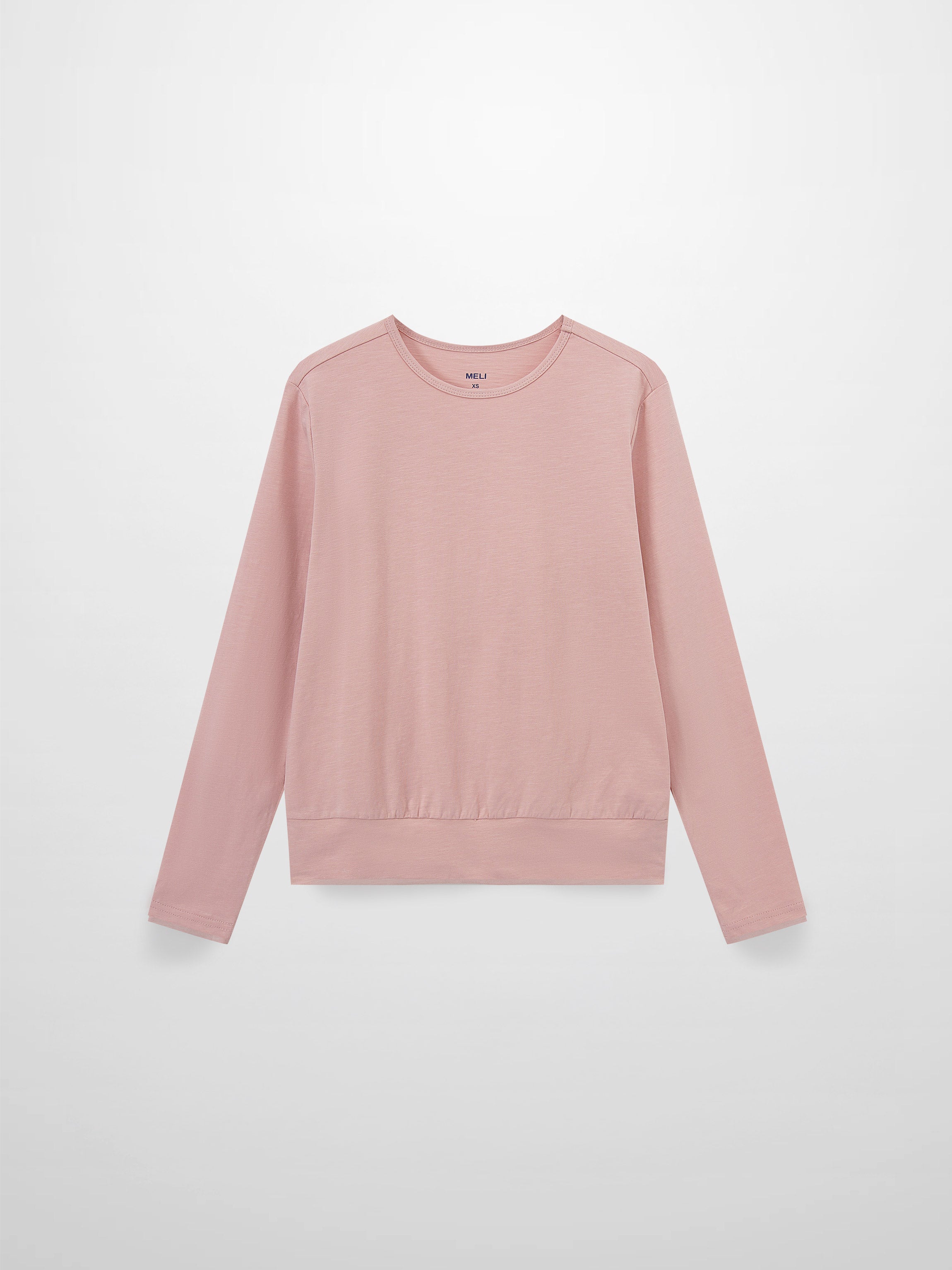 Crew Bomber Tee-Pink