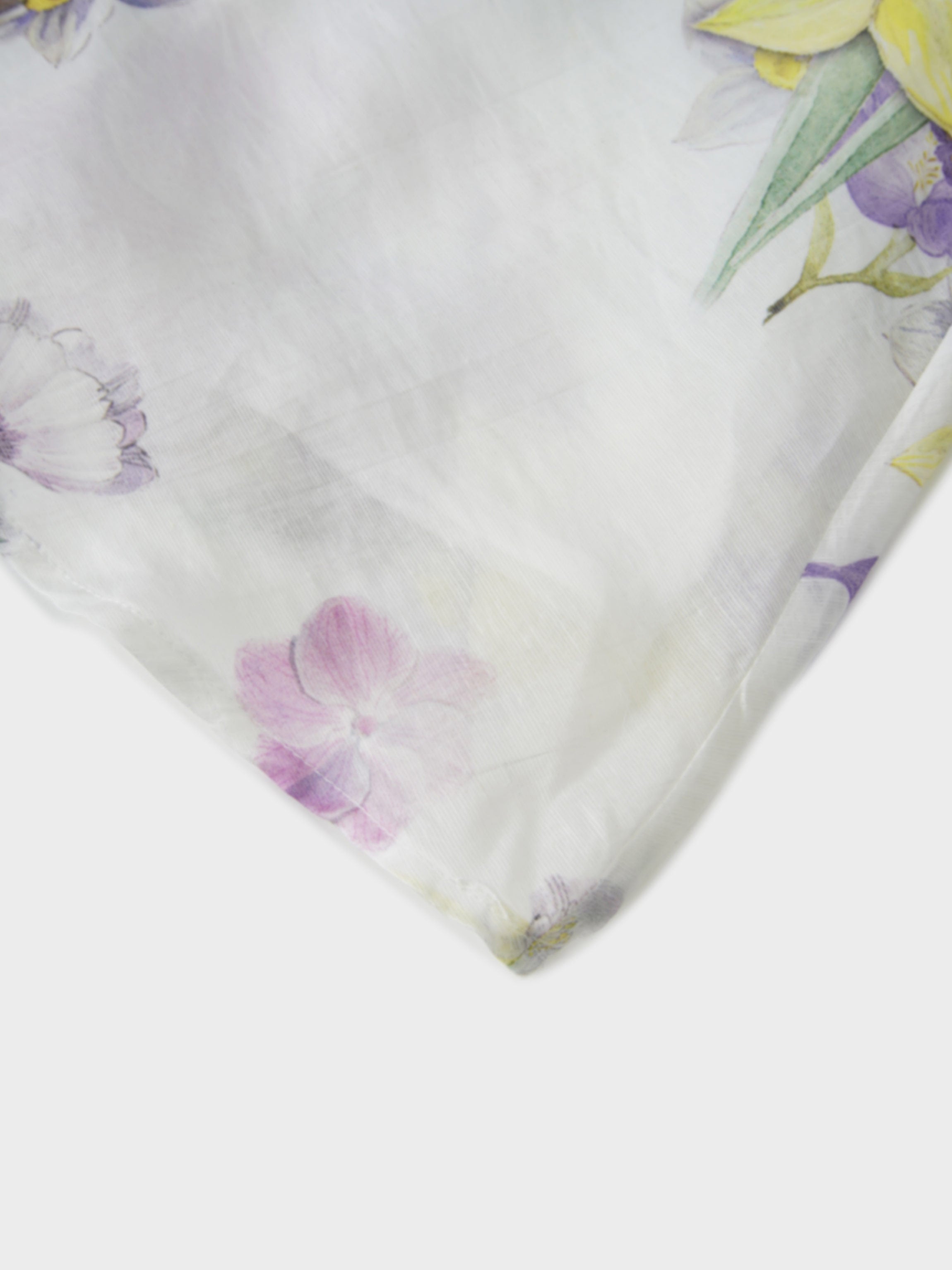 Braided Detail A-Line Skirt-Multi Color Floral