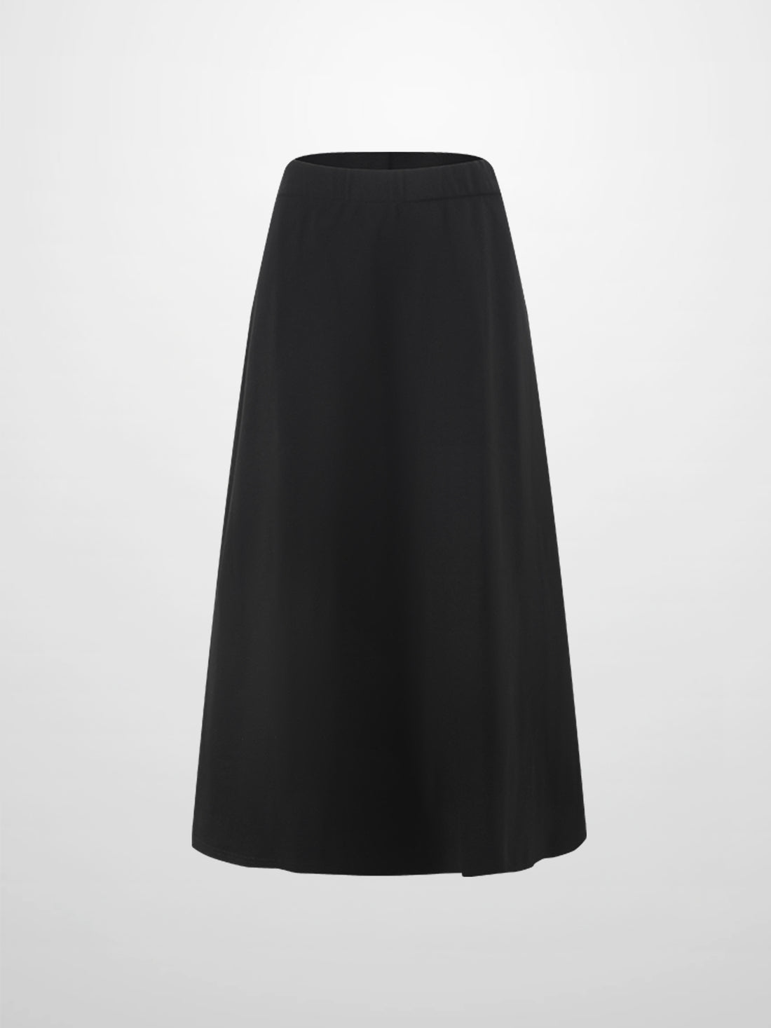 LIGHTWEIGHT 3 PANEL SKIRT-BLACK 27"
