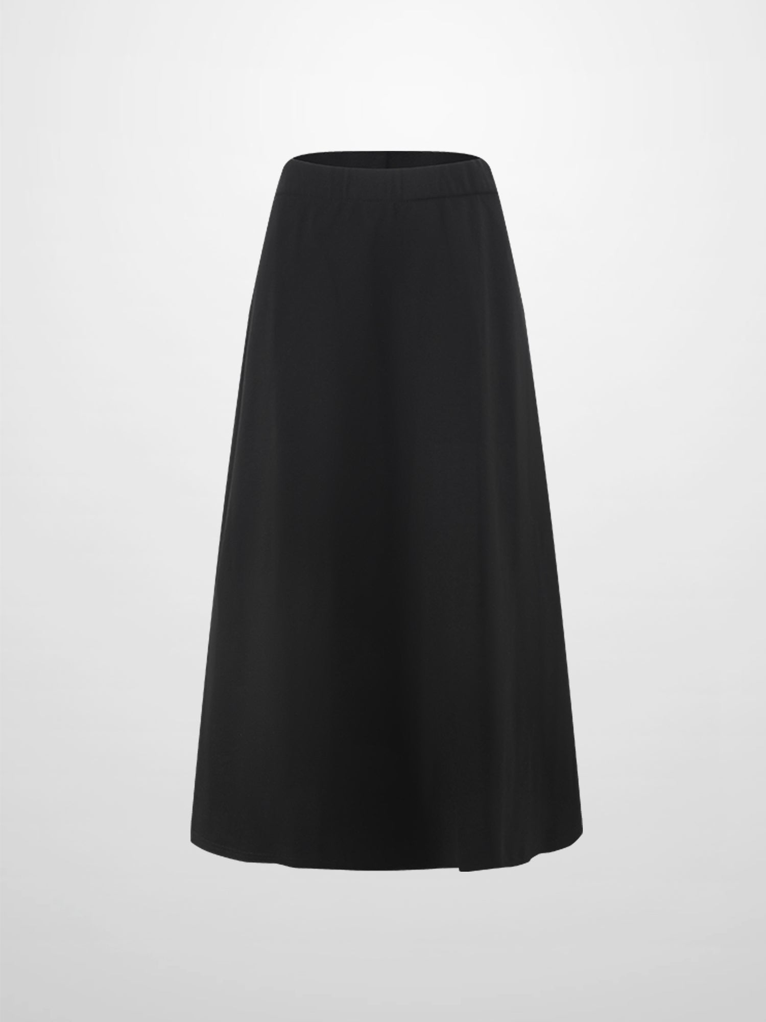 LIGHTWEIGHT 3 PANEL SKIRT-BLACK 27"