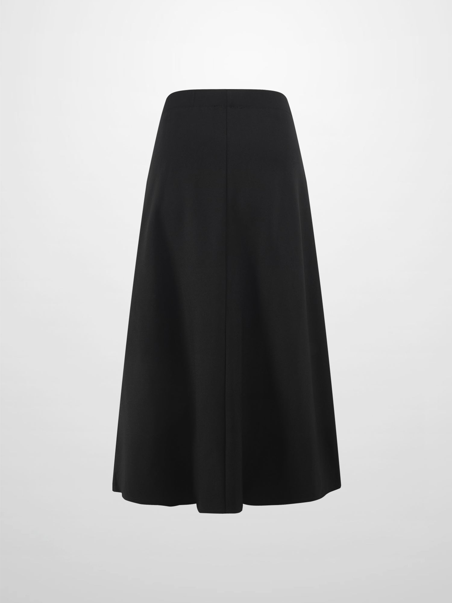 LIGHTWEIGHT 3 PANEL SKIRT-BLACK 27"