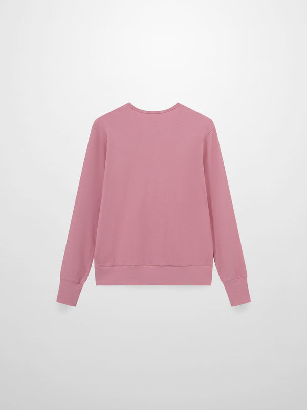 Ribbed Crew Bomber-Berry