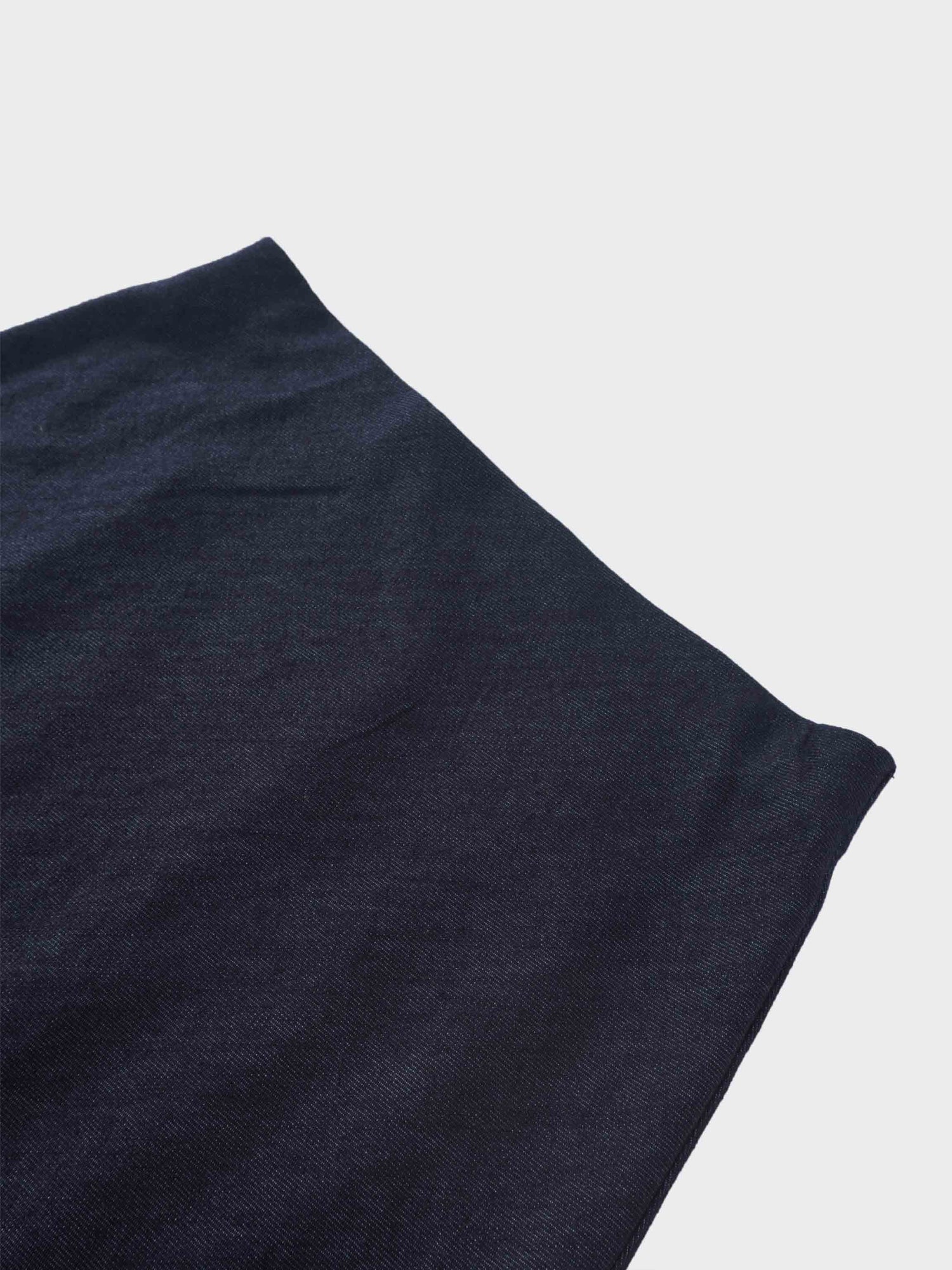 Classic Denim Skirt 37"-Dark Blue