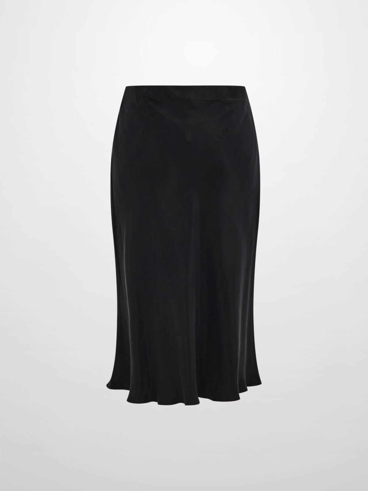 Cupro Slip Skirt - Black 26"