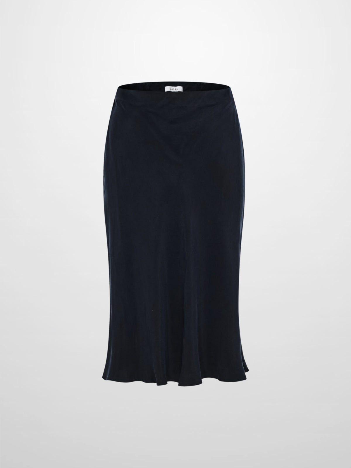 Cupro Slip Skirt - Navy 26"